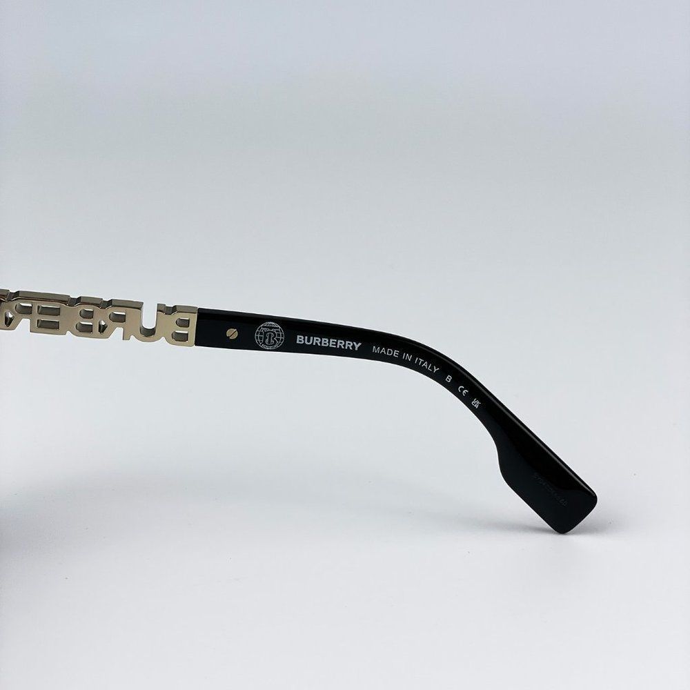 Burberry BE4372U MARIANNE 30018G Sunglasses Black Grey Gradient Cat Eye Women - Picture 9 of 11